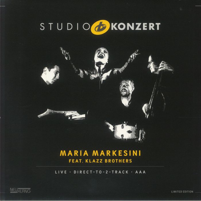 MARKESINI, Maria/KLAZZ BROTHERS - Studio Konzert vinyl sleeve