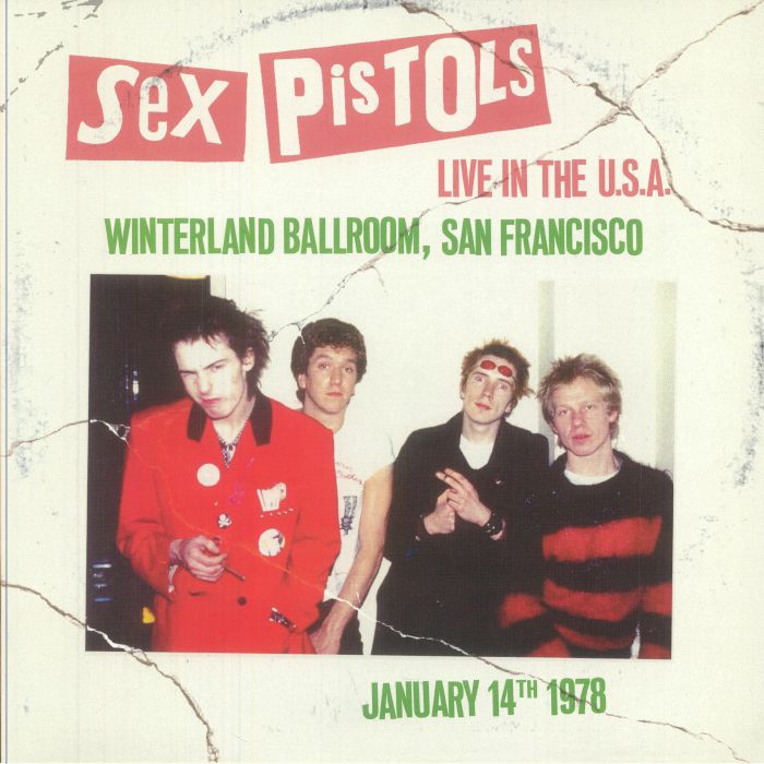 SEX PISTOLS - Live In The USA: Winterland Ballroom, San Francisco January 14th 1978 vinyl sleeve