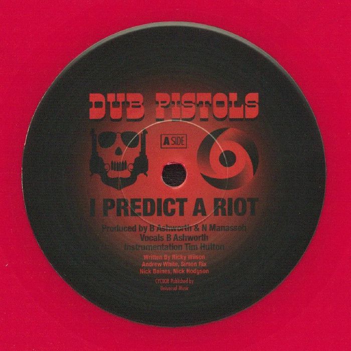DUB PISTOLS - I Predict A Riot vinyl sleeve
