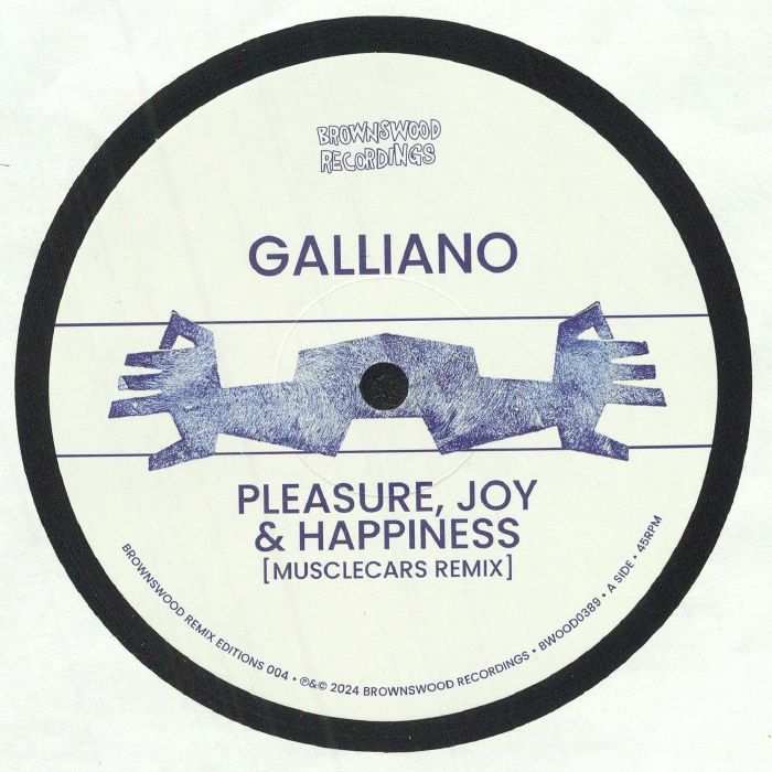 GALLIANO - Brownswood Remix Editions 004 vinyl sleeve