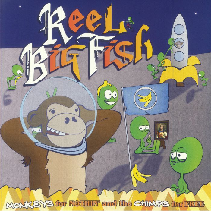 REEL BIG FISH - Monkeys For Nothin' & The Chimps For Free vinyl sleeve