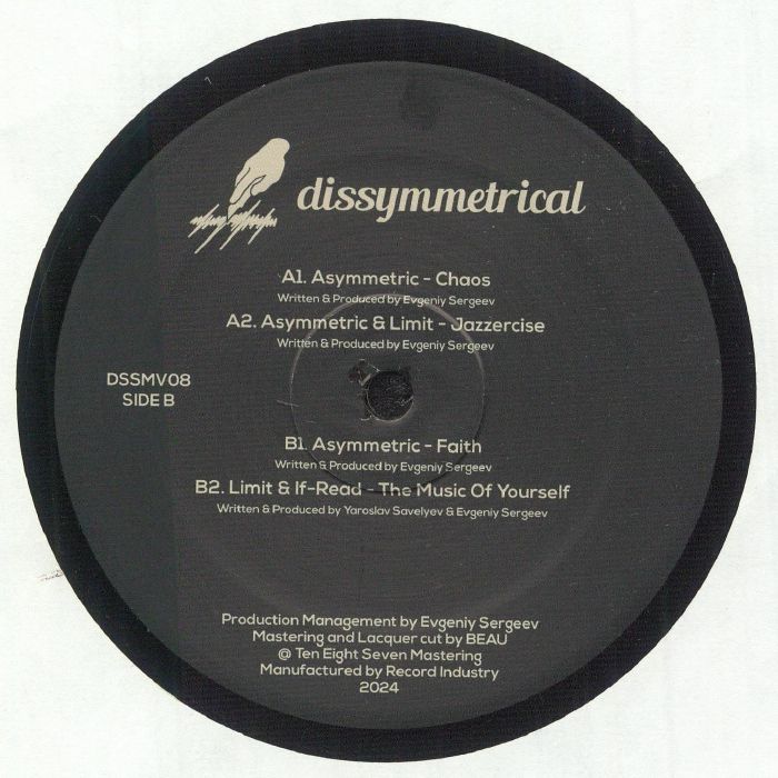 ASYMMETRIC/LIMIT/IF READ - Chaos vinyl sleeve