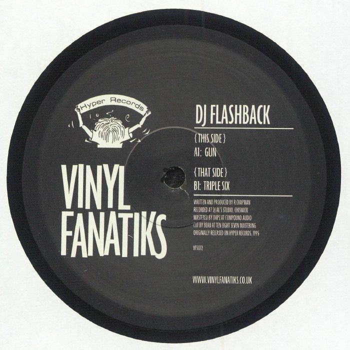 DJ FLASHBACK - Gun vinyl sleeve