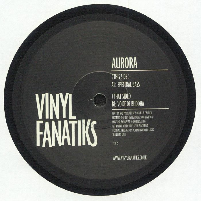 AURORA - Spectral Bass vinyl sleeve