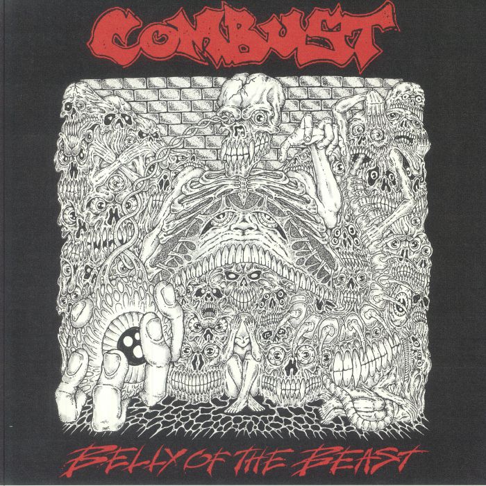 COMBUST - Belly Of The Beast vinyl sleeve