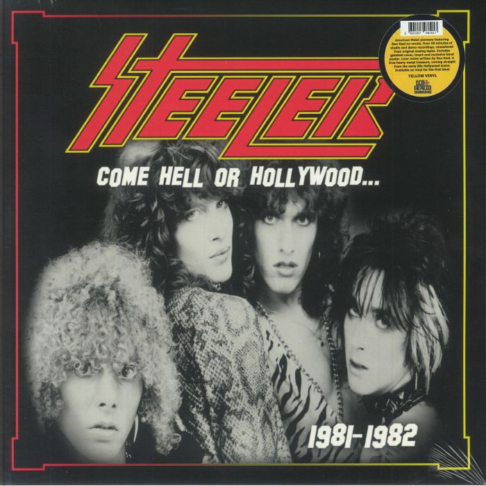 STEELER - Come Hell Or Hollywood 1981-1982 vinyl sleeve