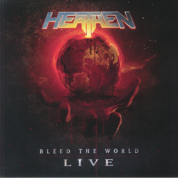 HEATHEN - Bleed The World Live vinyl sleeve