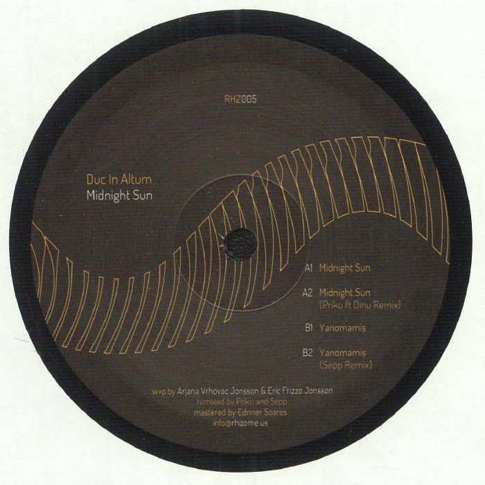 DUC IN ALTUM - Midnight Sun vinyl sleeve