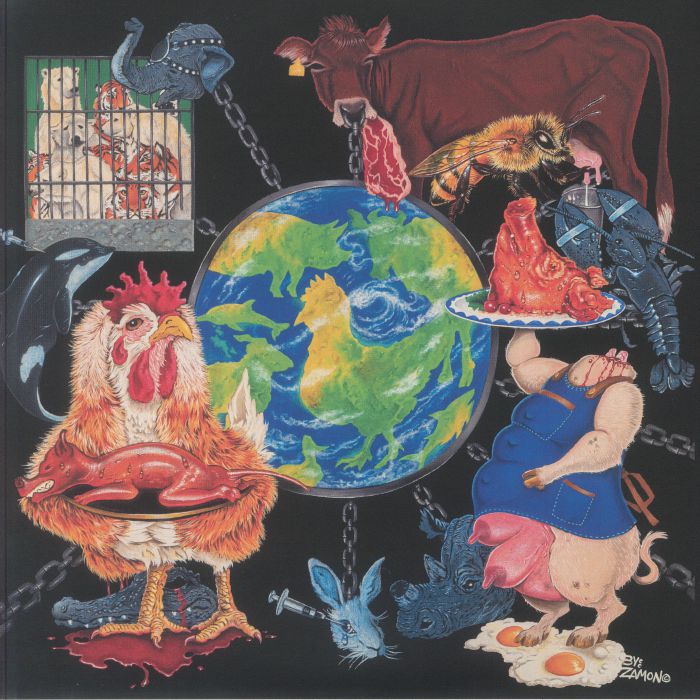 Z MAN/TAHAJ THE FIRST - Animal Slavery vinyl sleeve