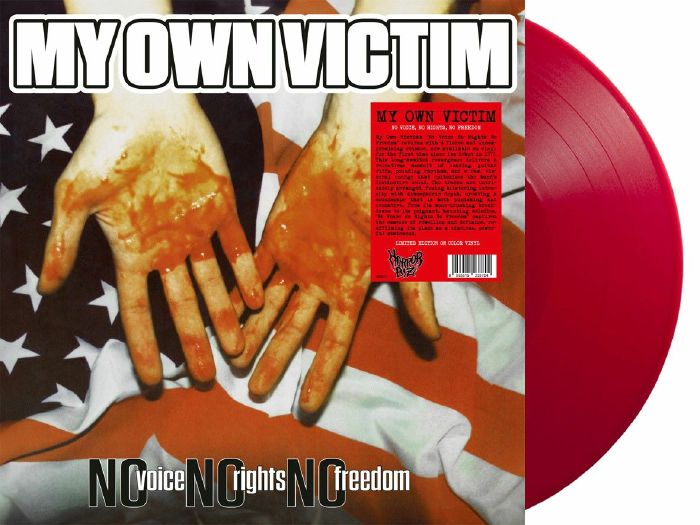 MY OWN VICTIM - No Voice No Rights No Freedom vinyl sleeve