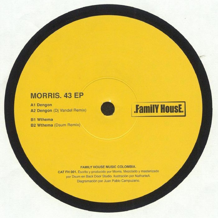 MORRIS - 43 EP vinyl sleeve
