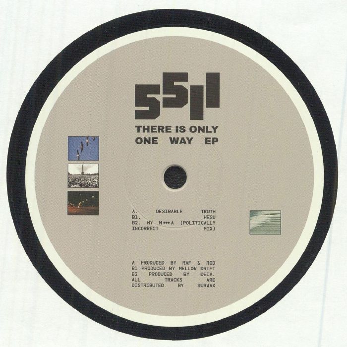 RAF & ROD/MELLOW DRIFT/DEIV - There Is Only One Way EP vinyl sleeve