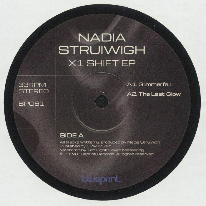 STRUIWIGH, Nadia - X1 Shift vinyl sleeve