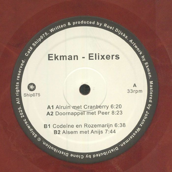 EKMAN - Elixers vinyl sleeve