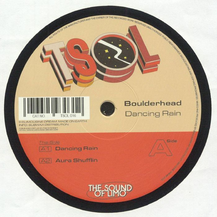 BOULDERHEAD - Dancing Rain vinyl sleeve