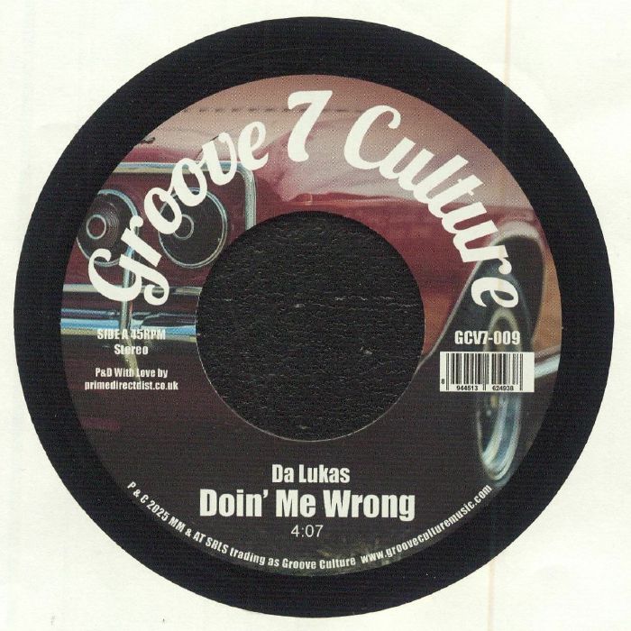 DA LUKAS - Doin' Me Wrong vinyl sleeve