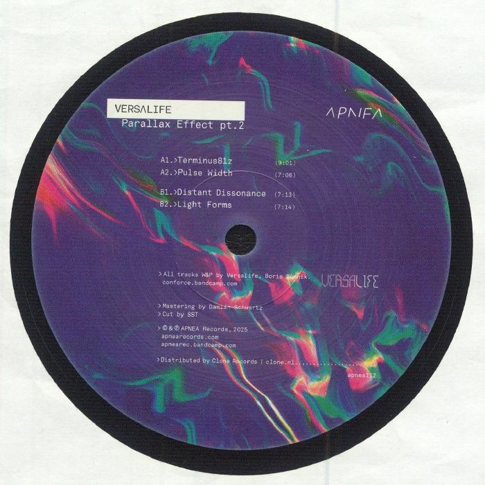 VERSALIFE - Parallax Effect Pt 2 vinyl sleeve