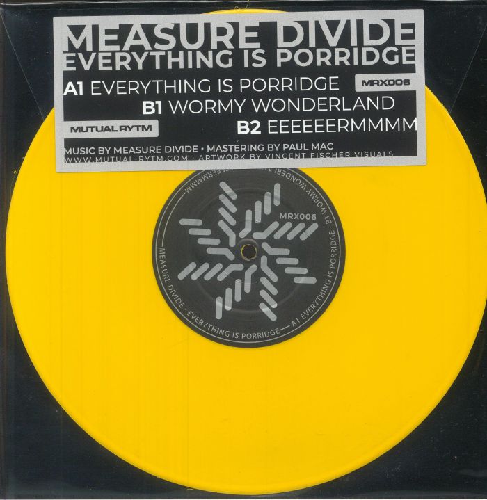MEASURE DIVIDE, Everything Is Porridge vinyl sleeve