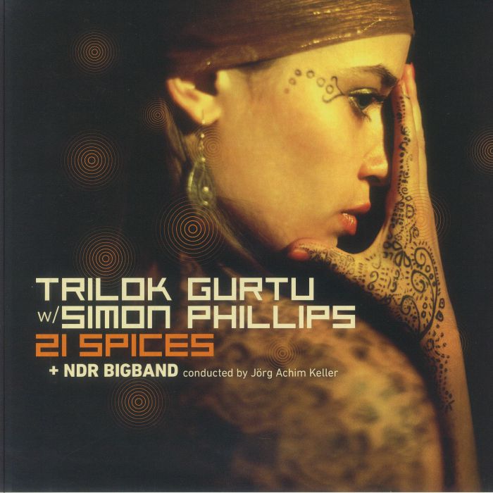 KELLER, Jorg Achim/TRILOK GURTU,/SIMON PHILLIPS/NDR BIGBAND - 21 Spices (reissue) vinyl sleeve