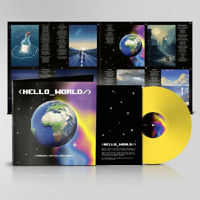 PINGUINI TATTICI NUCLEARI - Hello World vinyl sleeve