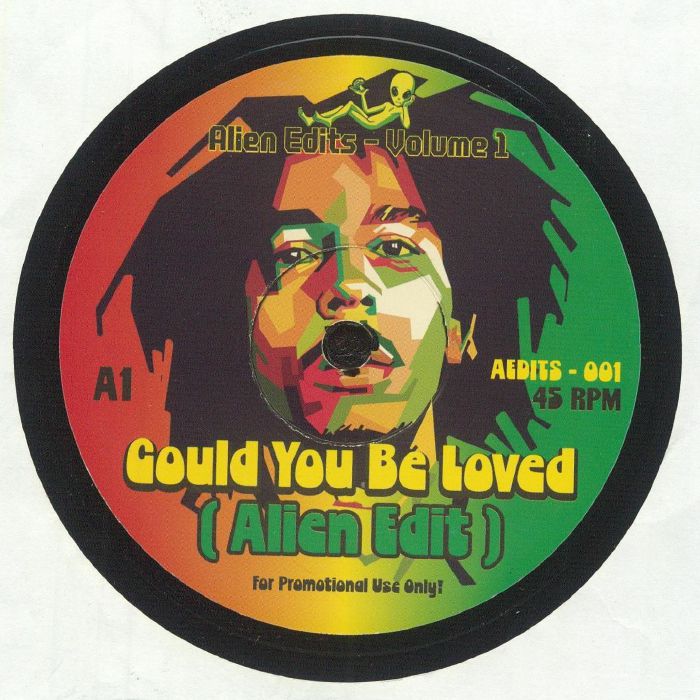 ALIEN EDITS - Volume 1 vinyl sleeve
