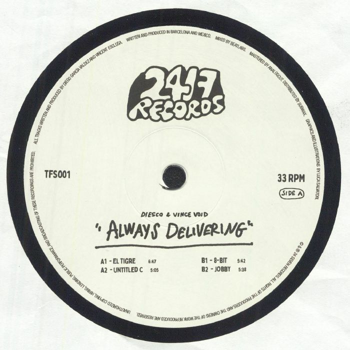 DIESCO/VINCE VOID - Always Delivering vinyl sleeve