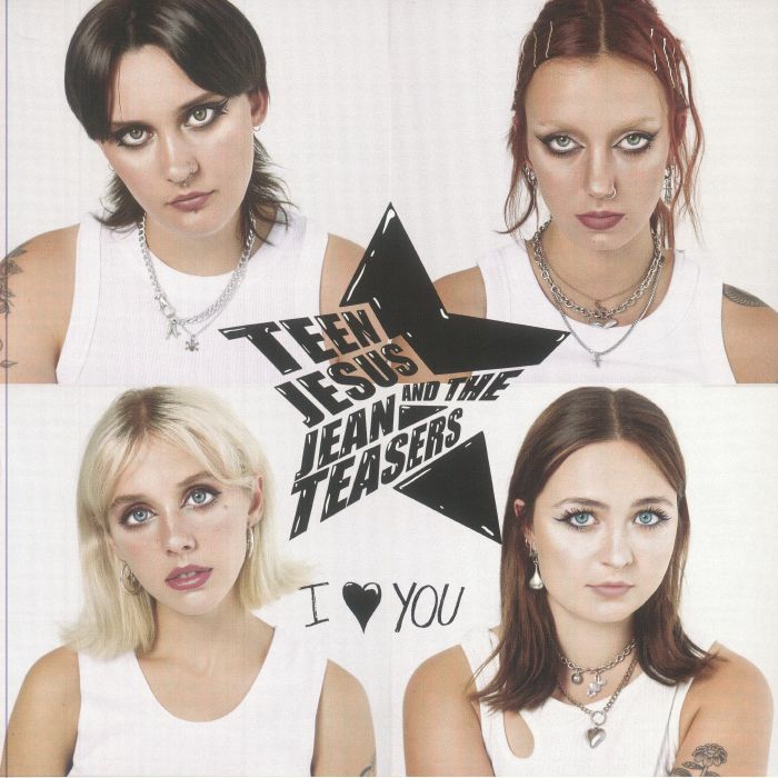 TEEN JESUS & THE JEAN TEASERS - I Love You (reissue) vinyl sleeve