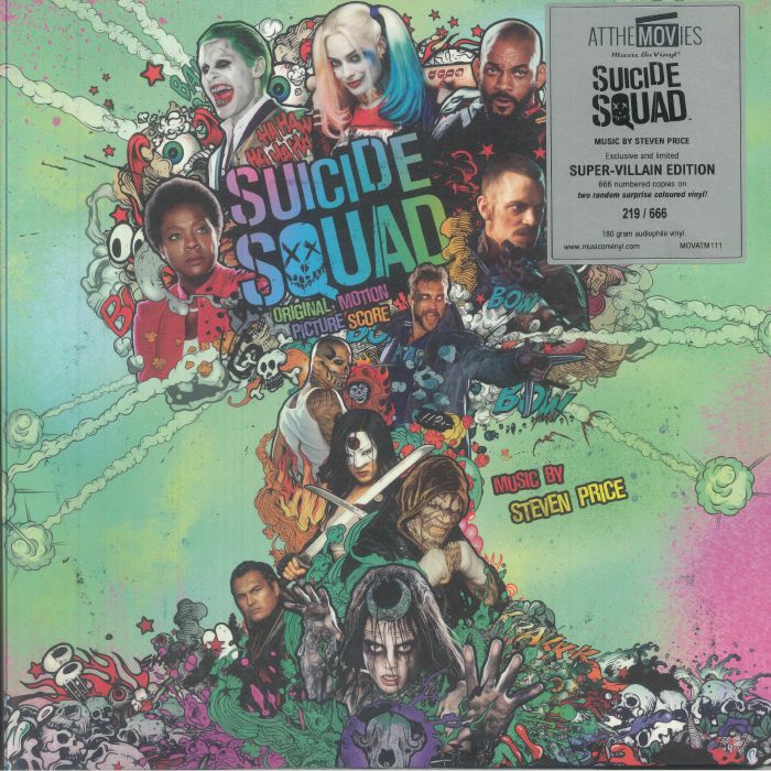 PRICE, Steven - Suicide Squad (Soundtrack) vinyl sleeve