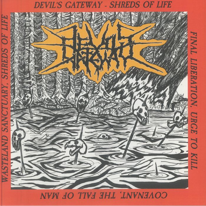 DEVIL'S GATEWAY - Shreds Of Life vinyl sleeve