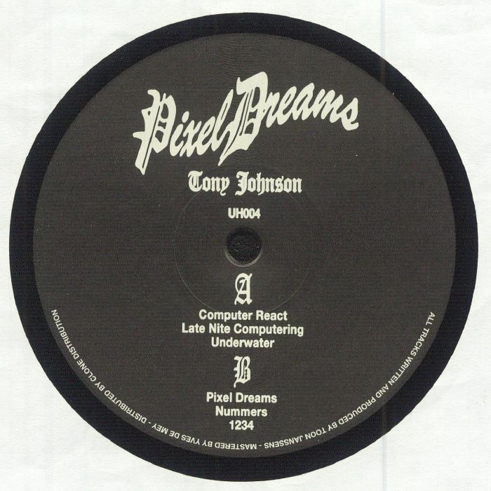 JOHNSON, Tony - Pixel Dreams EP vinyl sleeve