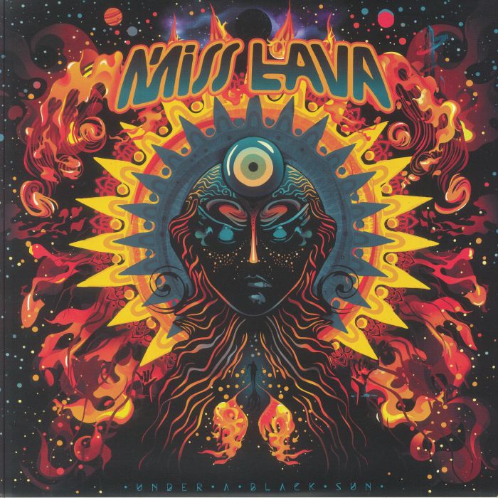 MISS LAVA - Under A Black Sun vinyl sleeve