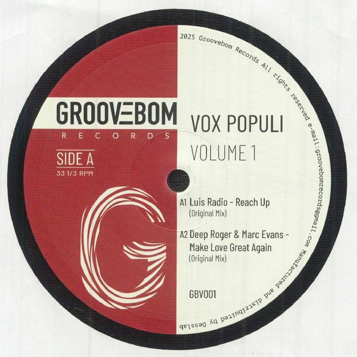 LUIS RADIO/DEEP ROGER/MARC EVANS/WOODY BIANCHI/PIETRO NICOSIA - Vox Populi Volume 1 vinyl sleeve