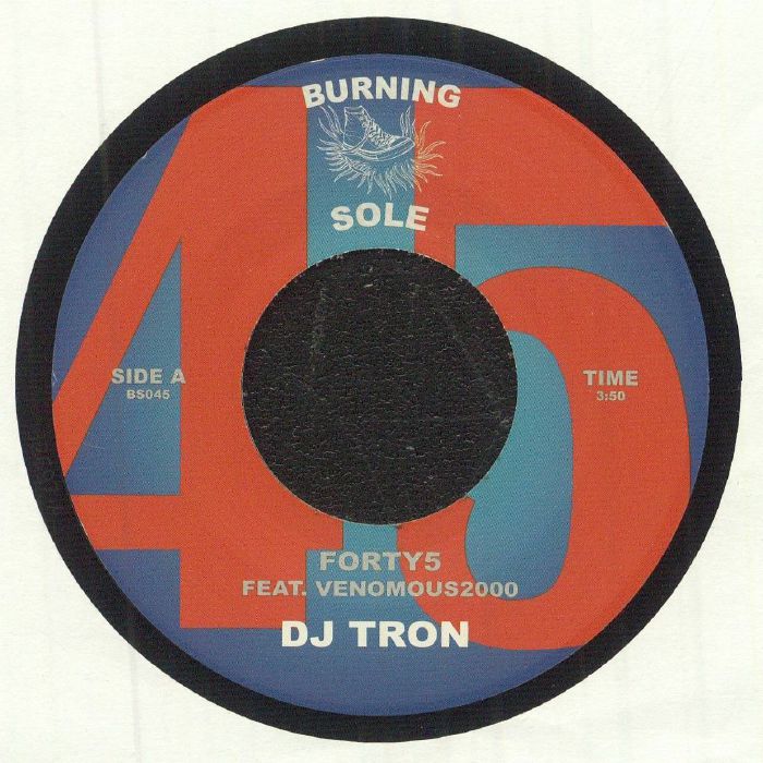 DJ TRON feat VENOMOUS2000 - Forty5 vinyl sleeve