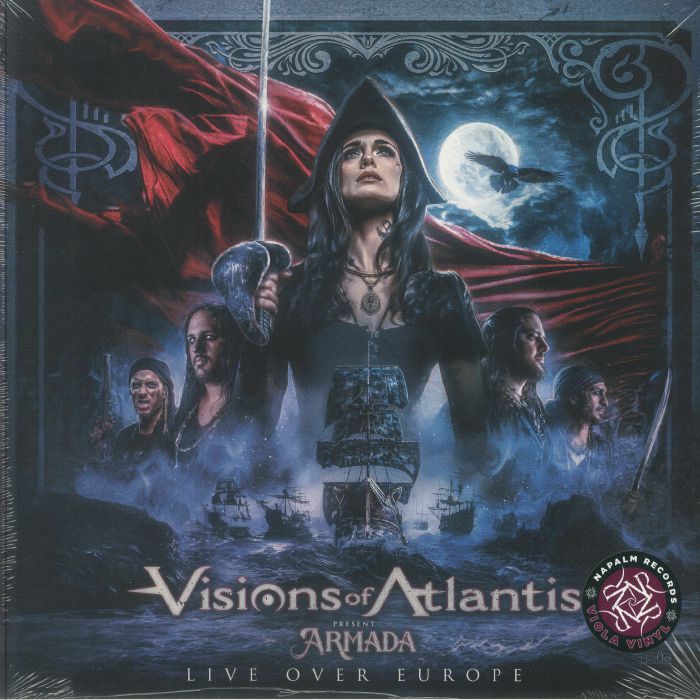 VISIONS OF ATLANTIS - Armada Live Over Europe vinyl sleeve