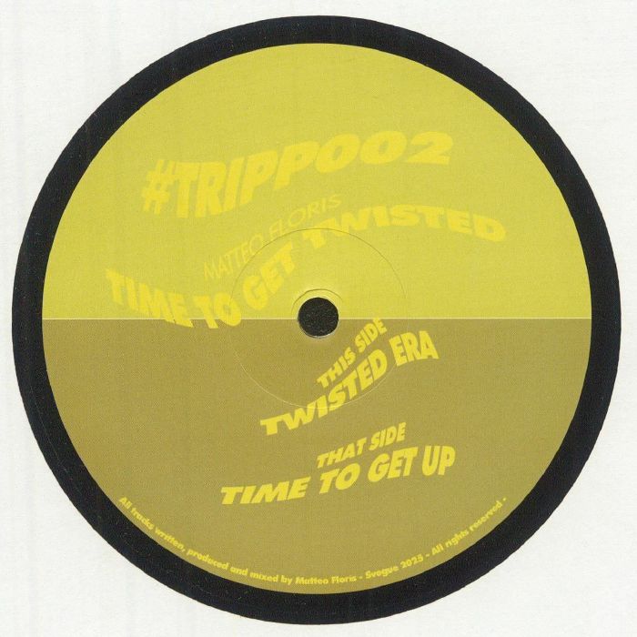 FLORIS, Matteo - Time To Get Twisted vinyl sleeve