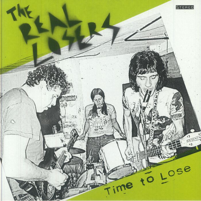 REAL LOSERS - Time To Lose vinyl sleeve