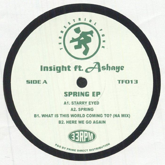 INSIGHT feat ASHAYE - Spring EP vinyl sleeve