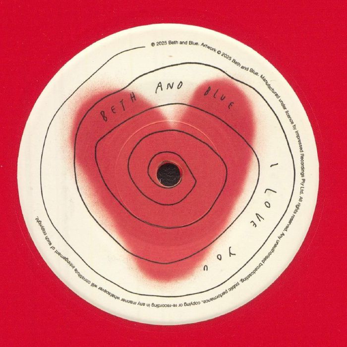 BETH & BLUE - I Love You vinyl sleeve