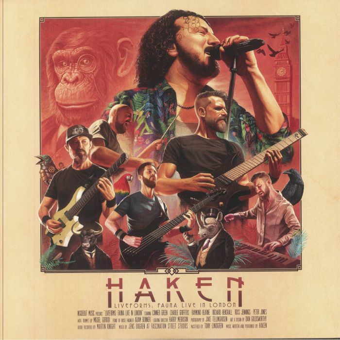 HAKEN - Liveforms: Fauna Live In London vinyl sleeve