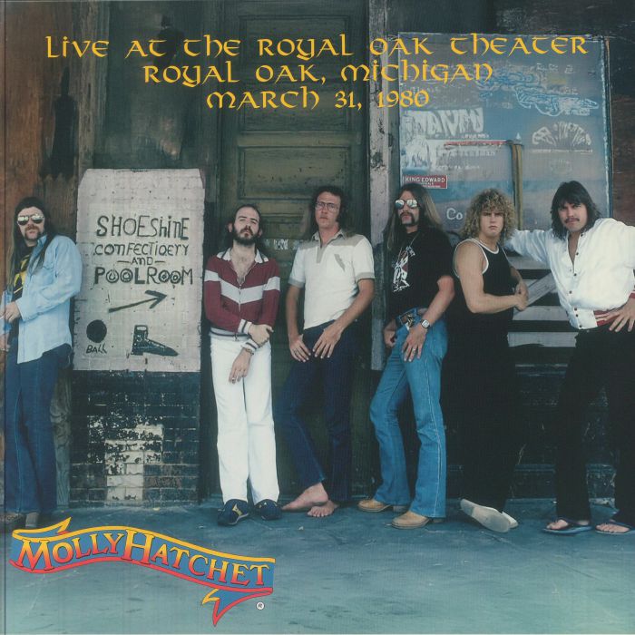HATCHET, Molly - Live At The Royal Oak Theater Royal Oak Michigan March 31 1980 vinyl sleeve
