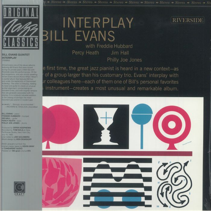 BILL EVANS QUINTET - Interplay vinyl sleeve