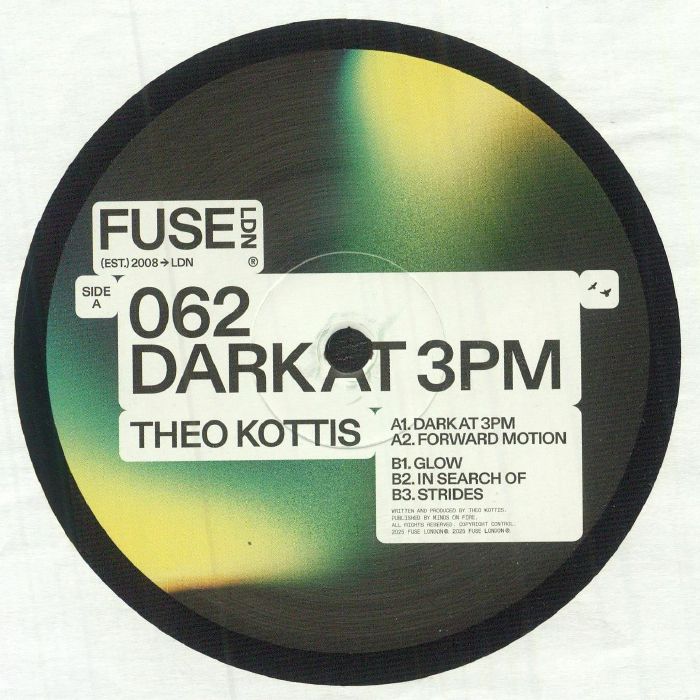 KOTTIS, Theo - Dark At 3PM vinyl sleeve