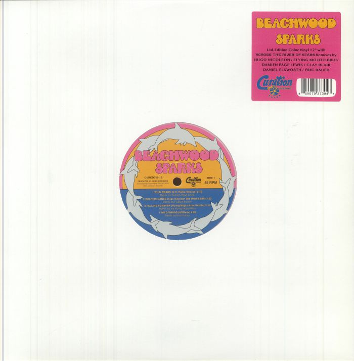 BEACHWOOD SPARKS - Across The River Of Stars (remixes) vinyl sleeve
