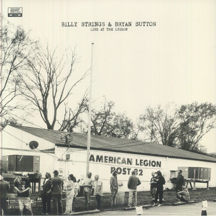 BILLY STRINGS/BRYAN SUTTON - Live At The Legion vinyl sleeve