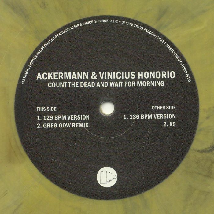 ACKERMANN/VINICIUS HONORIO - Count The Dead & Wait For Morning vinyl sleeve