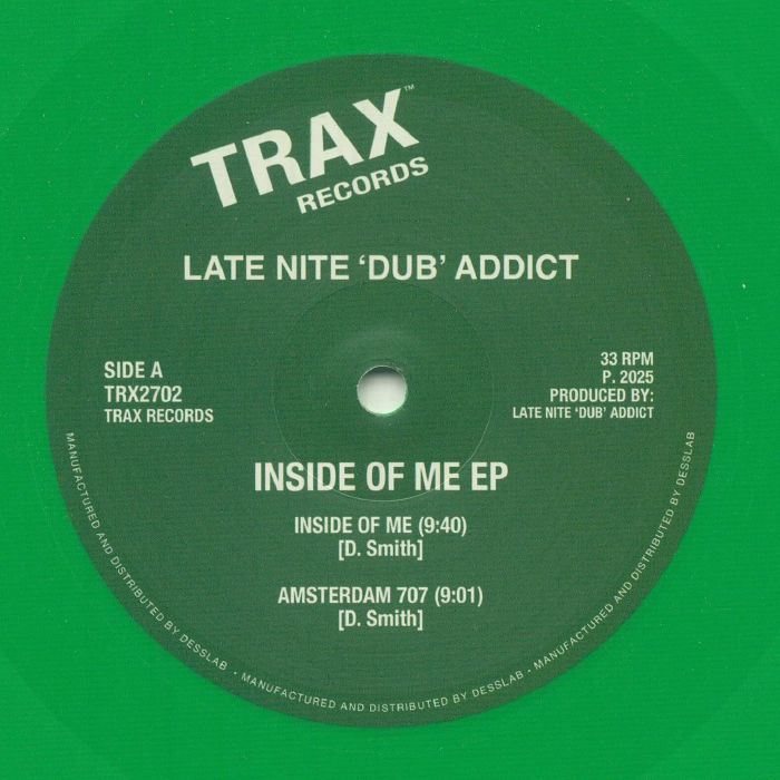 LATE NITE 'DUB' ADDICT - Inside Of Me EP vinyl sleeve