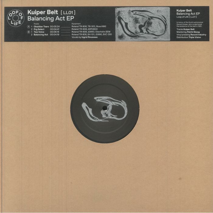 KUIPER BELT - Balancing Act EP vinyl sleeve