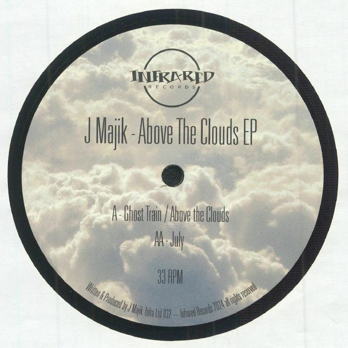J MAJIK - Above The Clouds EP vinyl sleeve