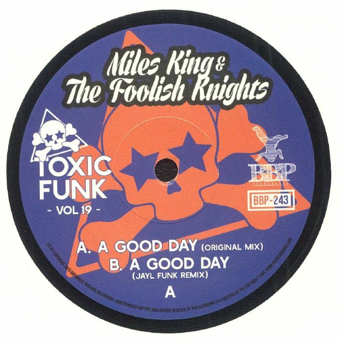 KING, Miles & THE FOOLISH KNIGHTS - Toxic Funk Vol 19 vinyl sleeve