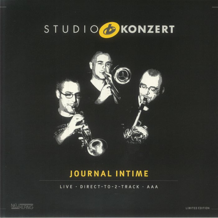 JOURNAL INTIME - Studio Konzert vinyl sleeve